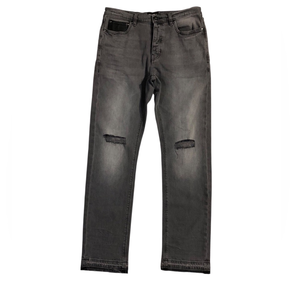 Karl Lagerfeld Black Straight Jeans with Modern Edge